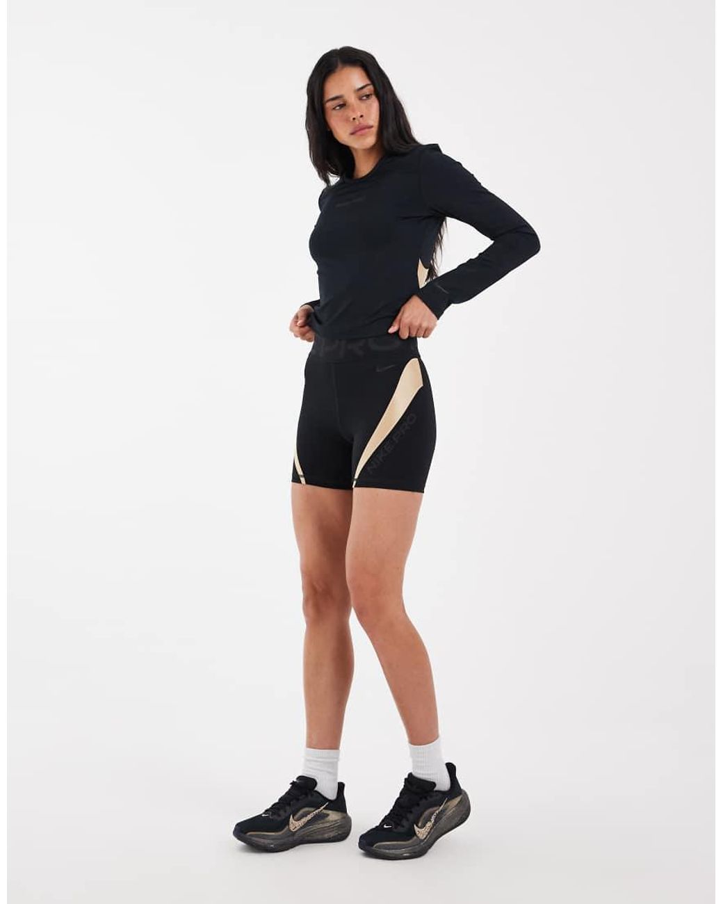Nike Blue Nike Pro Dri-fit Keely Hodgkinson Long Sleeve Top