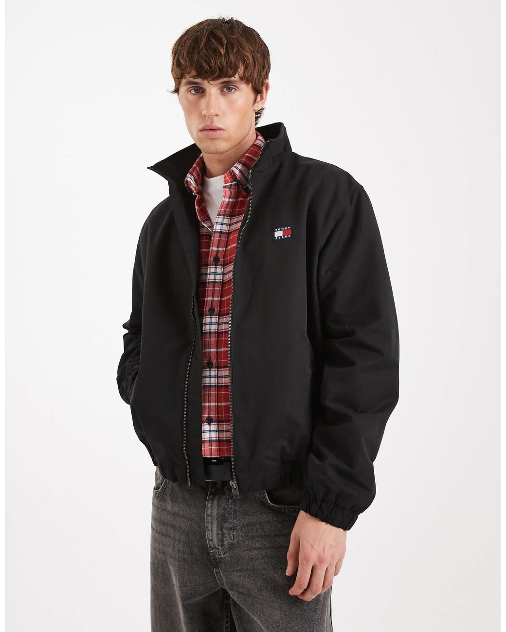 Tommy Hilfiger – basic-jacke in Black für Herren