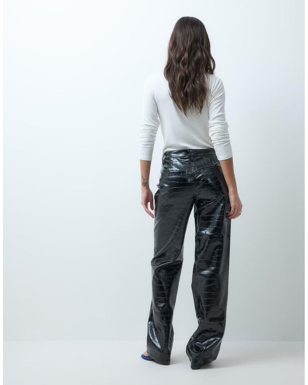 ASOS Gray Straight Leg Jeans