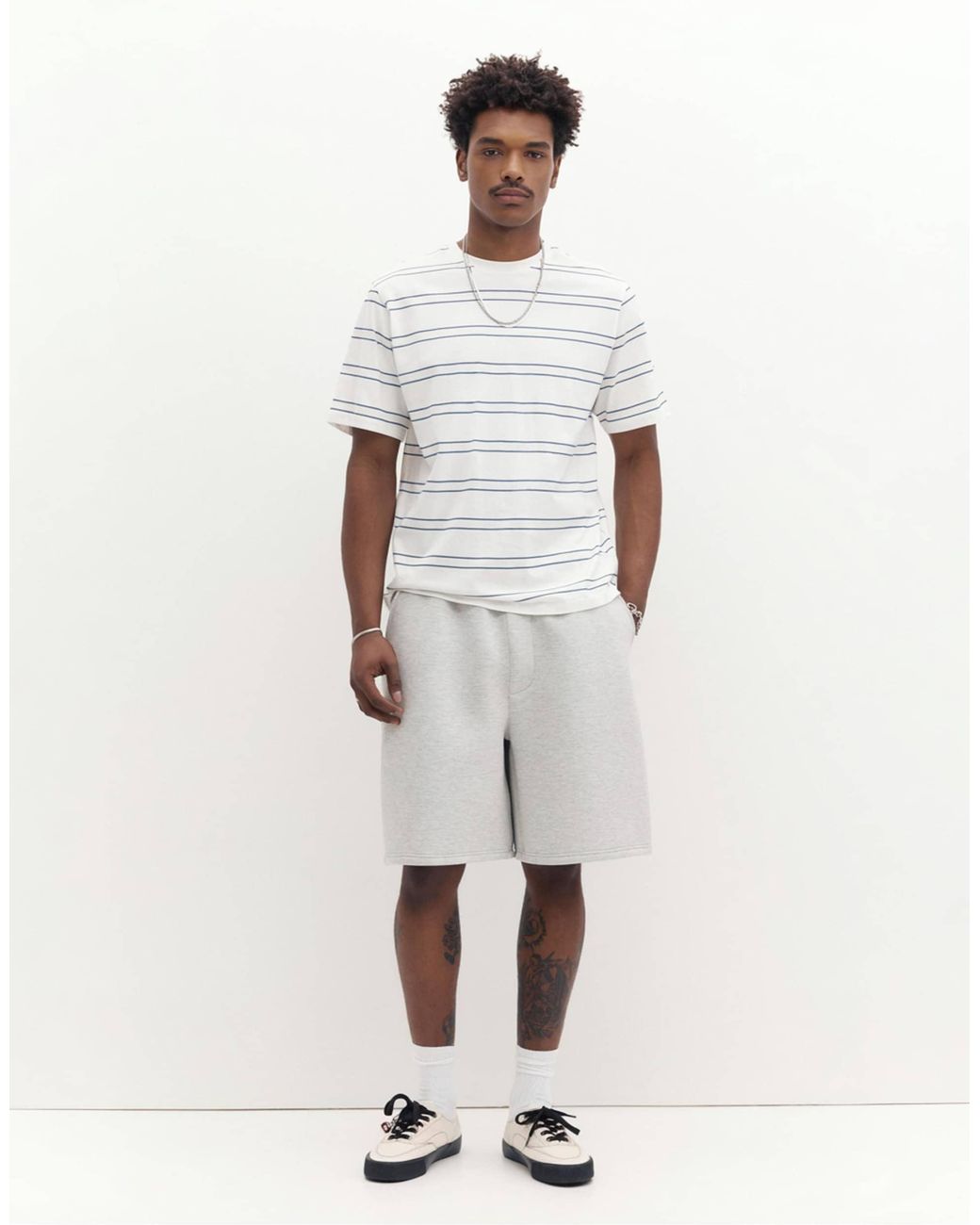 Pull&Bear – kurzärmliges basic-t-shirt aus baumwolle in White für Herren