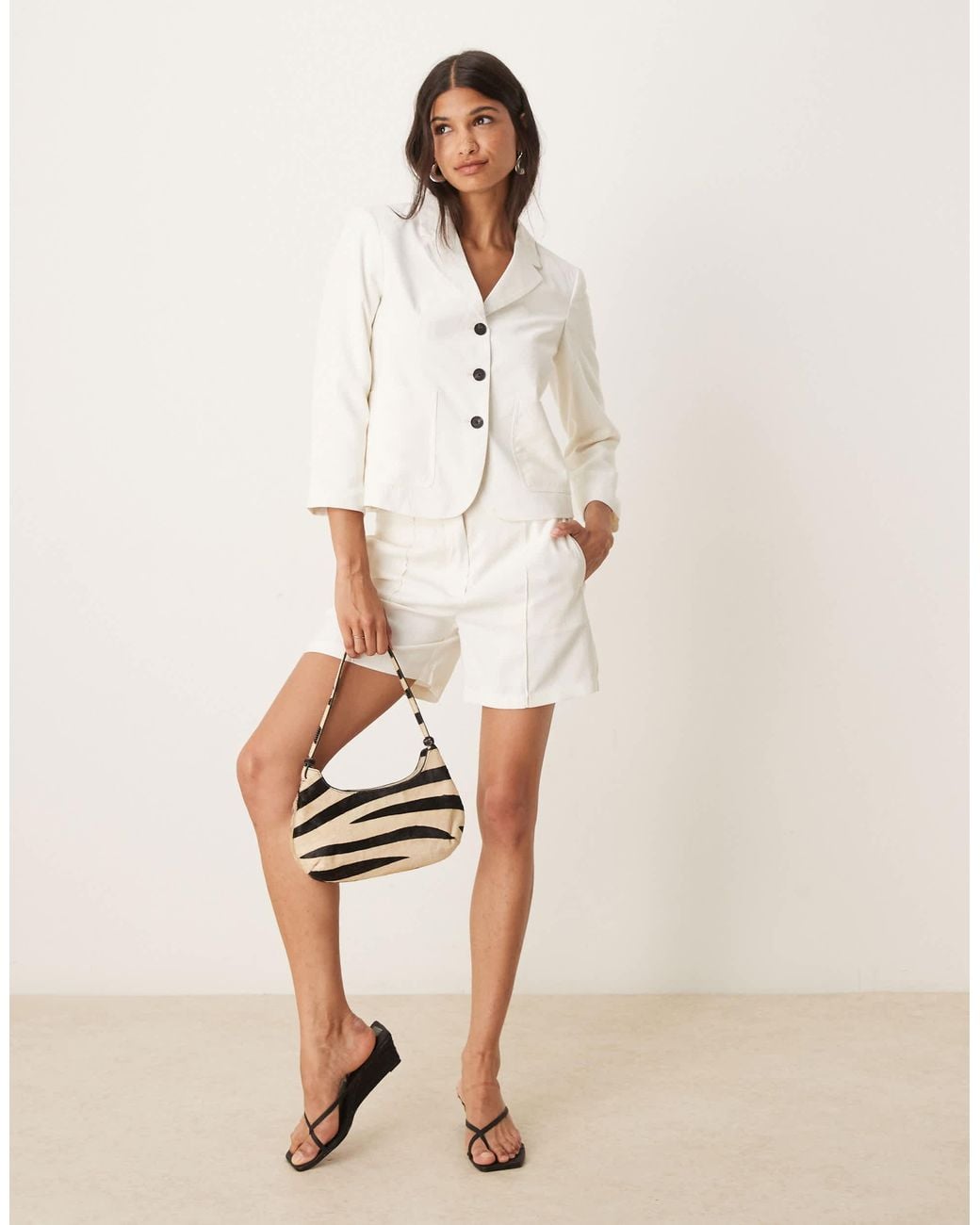 Aware Natural Tailored Blazer Co-ord