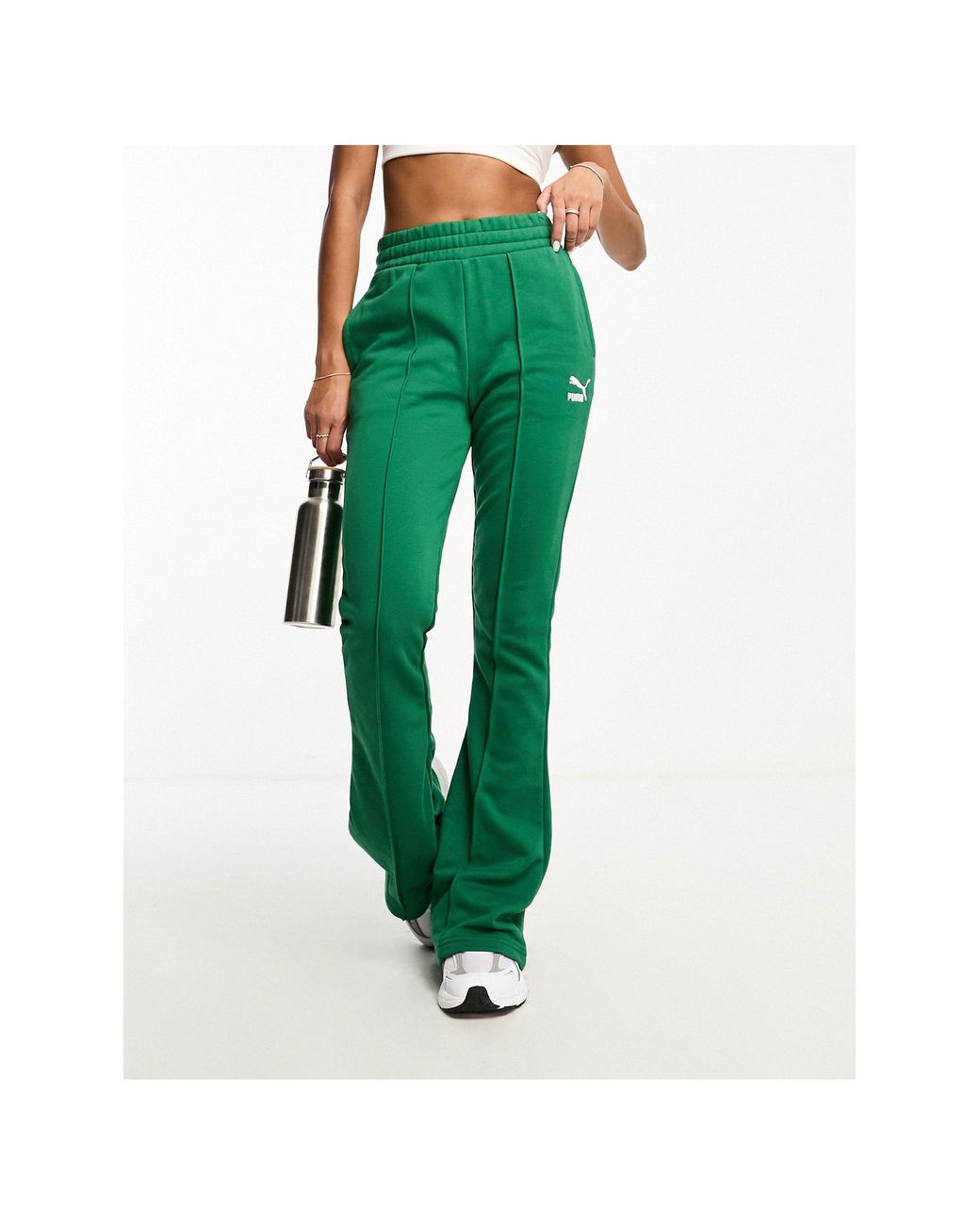 Puma tape wide hot sale leg track pants