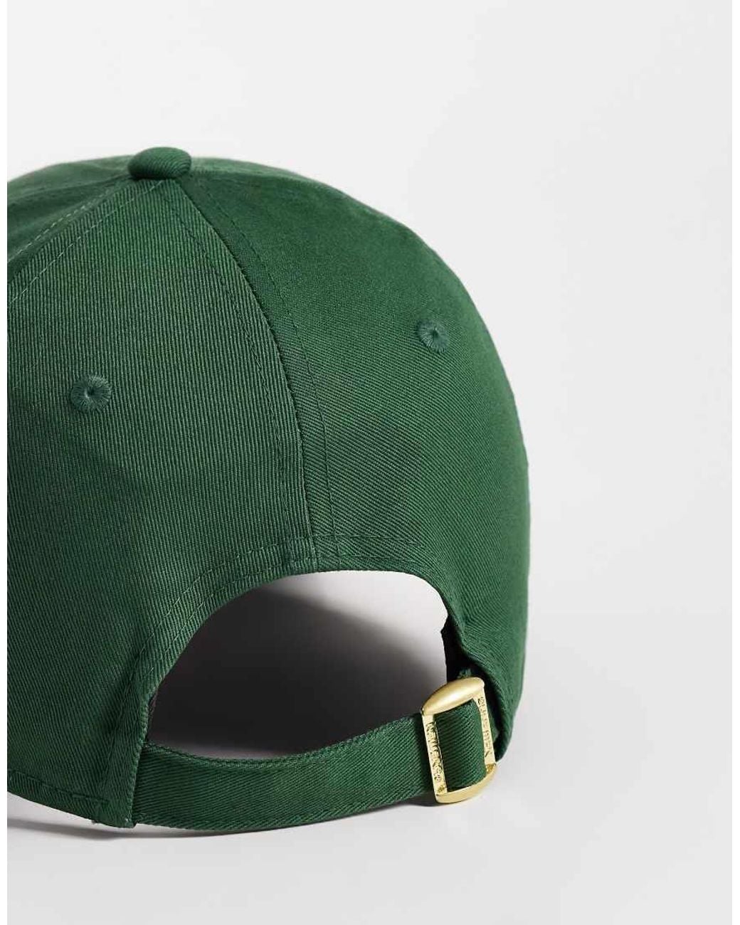 KTZ Green Ny Yankees Womens 9forty Metallic Logo Cap