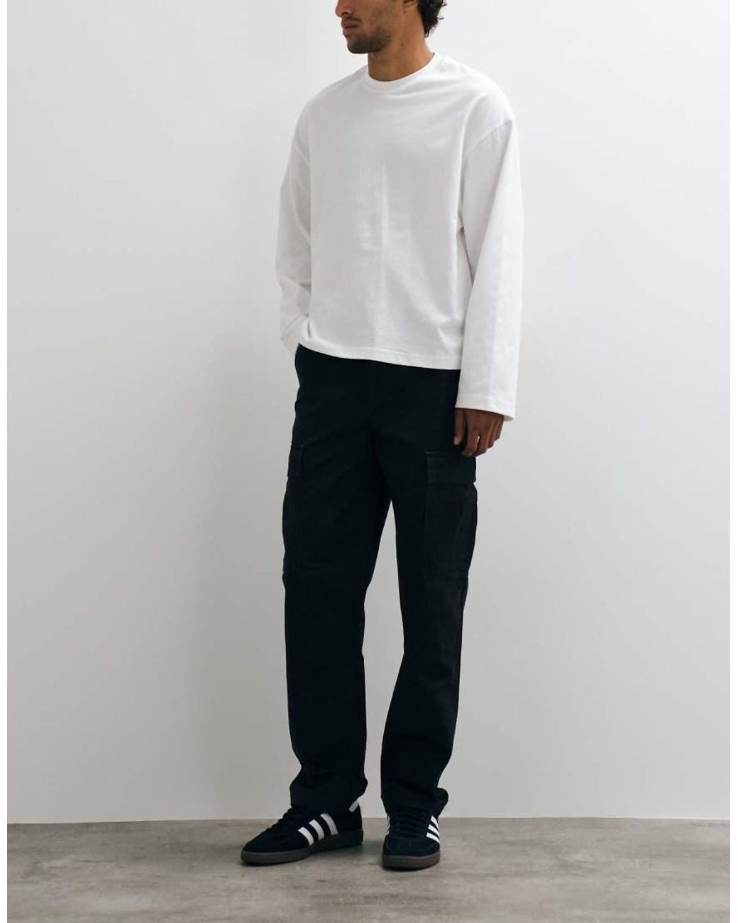 Levi's Black Xx Cargo Straight Trousers for men