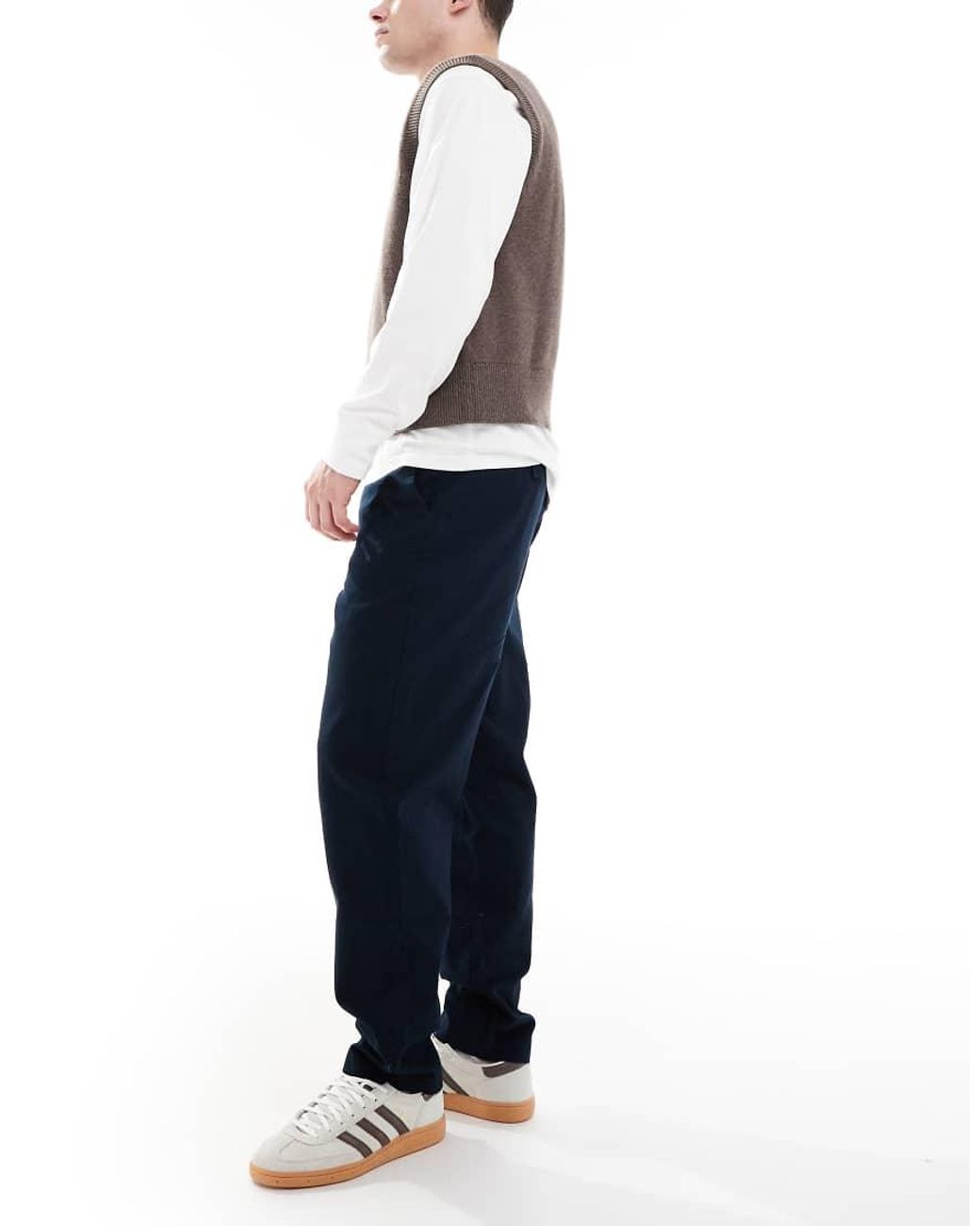 Farah Blue Hawtin Trousers for men