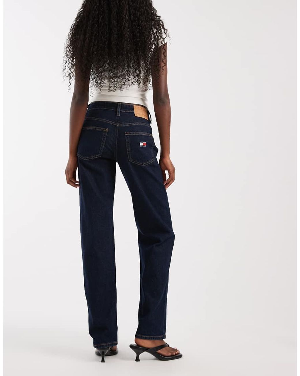 Tommy Hilfiger Blue Sophie Low Rise Straight Jeans