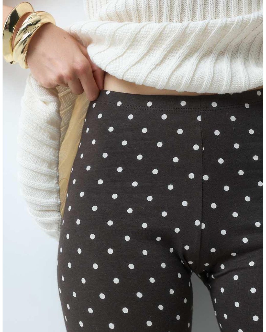 ONLY White Jersey Capri legging