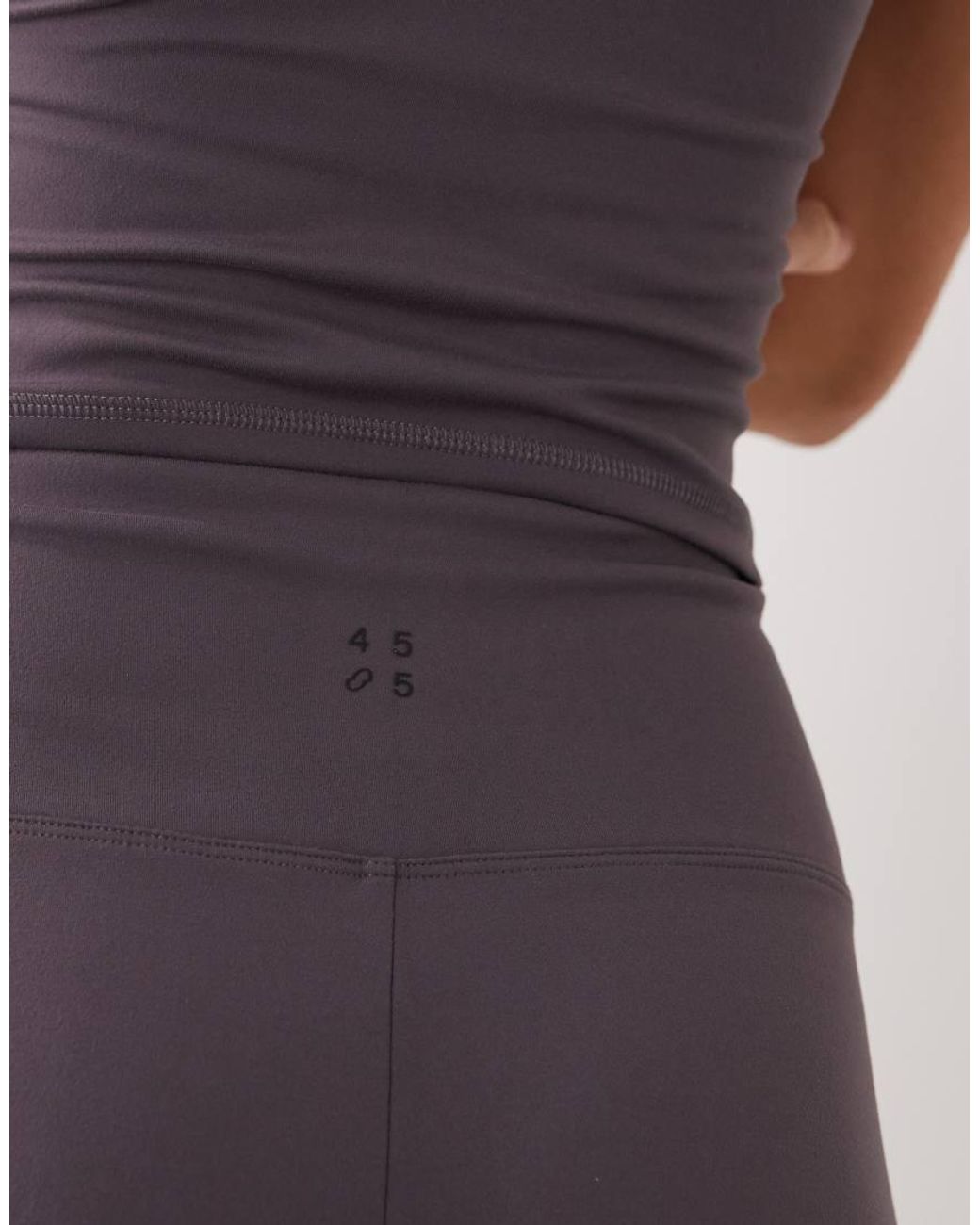 4505 White Icon Soft Touch High Waist Wide Leg Dance Pant