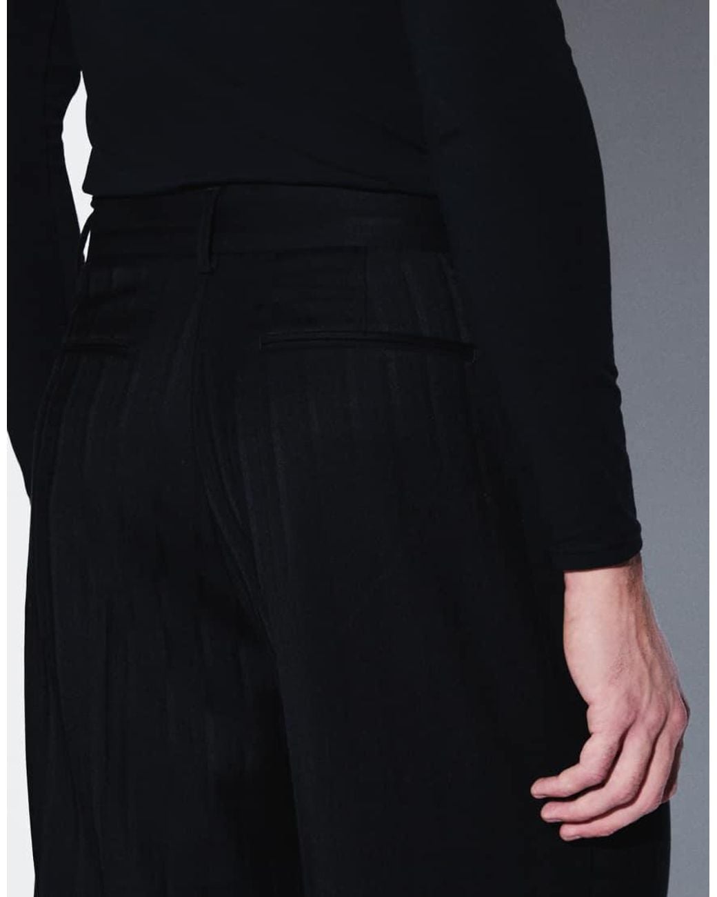 ASOS Blue Tailored Wide Leg Trousers for men