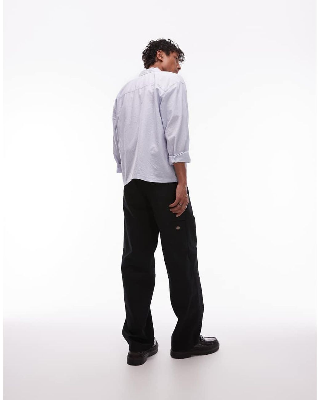 Dickies White 247 Loose baggy Fit Work Trousers for men