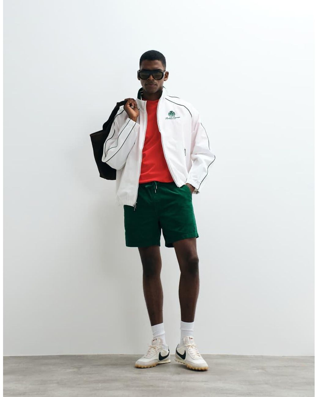 Polo Ralph Lauren White Woven Classic Fit Shorts for men