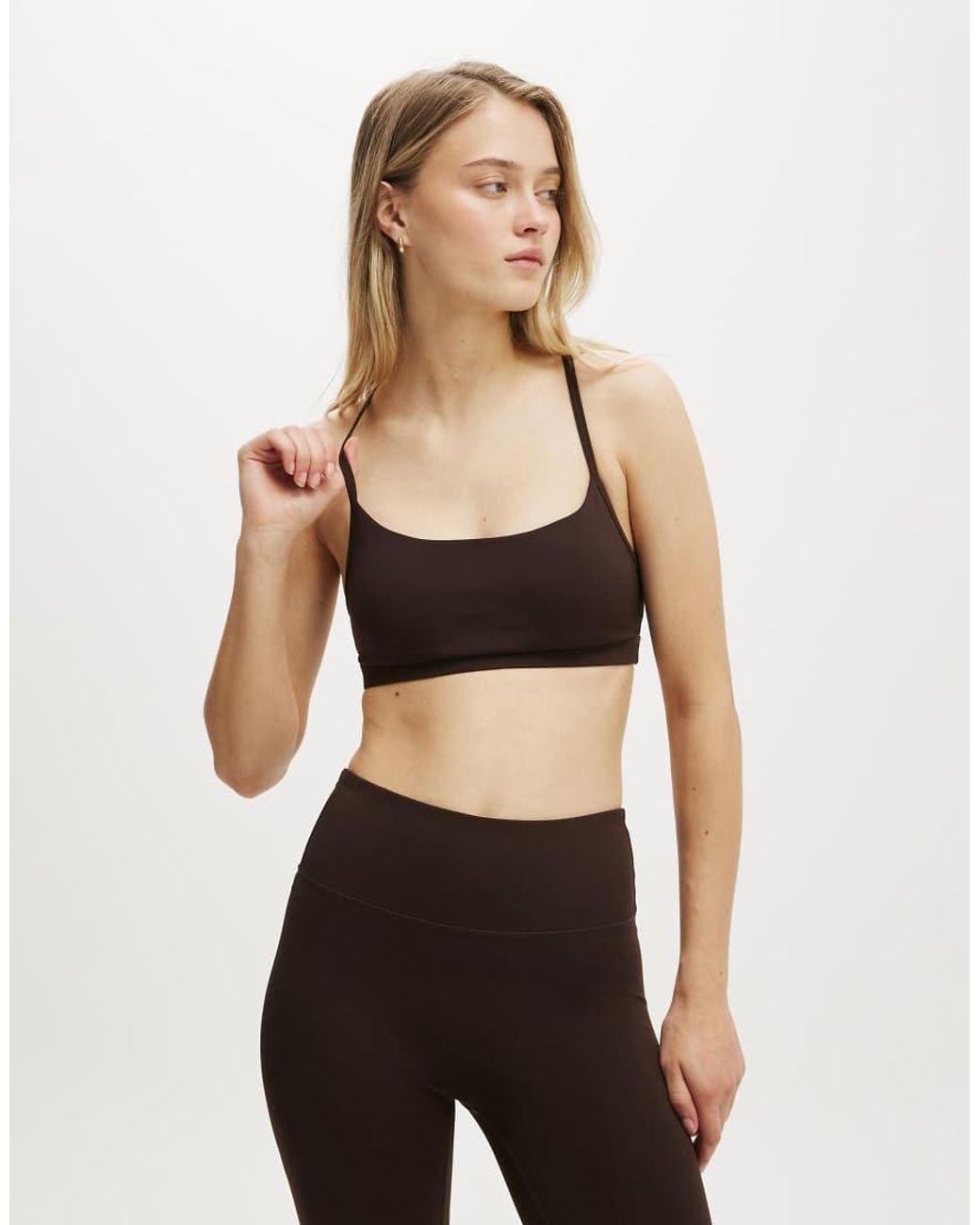 Cotton On Brown 365 Keyhole Crop