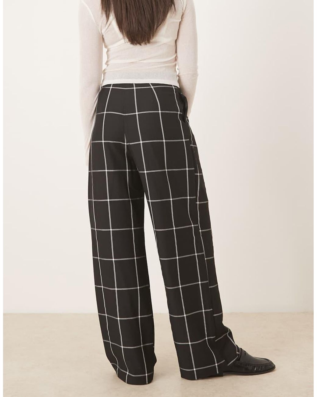 ASOS Multicolor Wrap Tie Wide Leg Pants