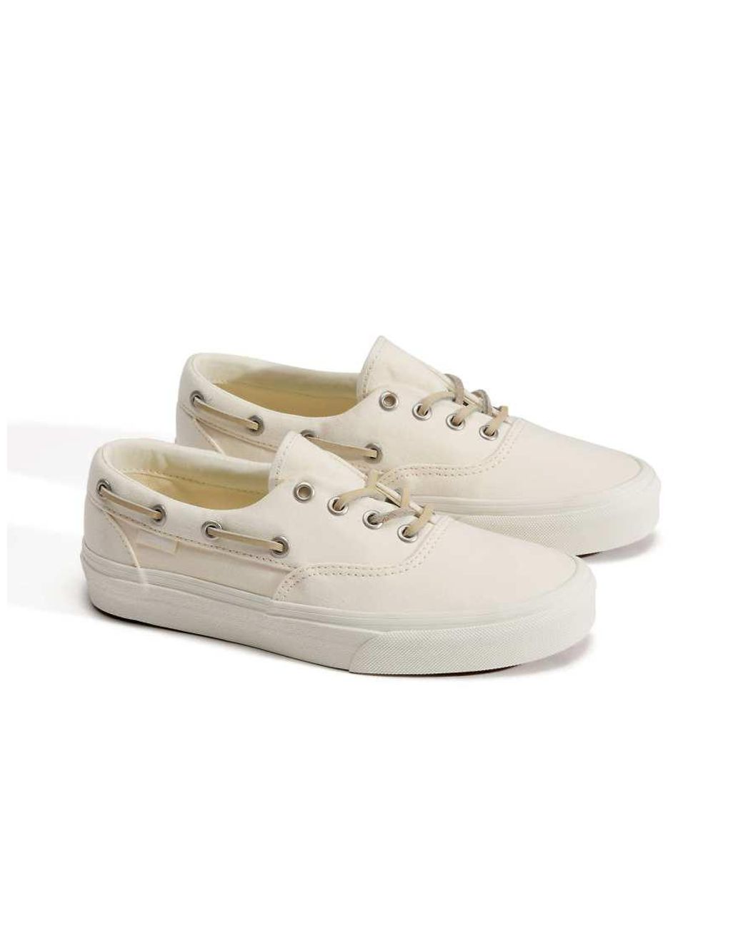 Vans White Authentic Boat Shoe