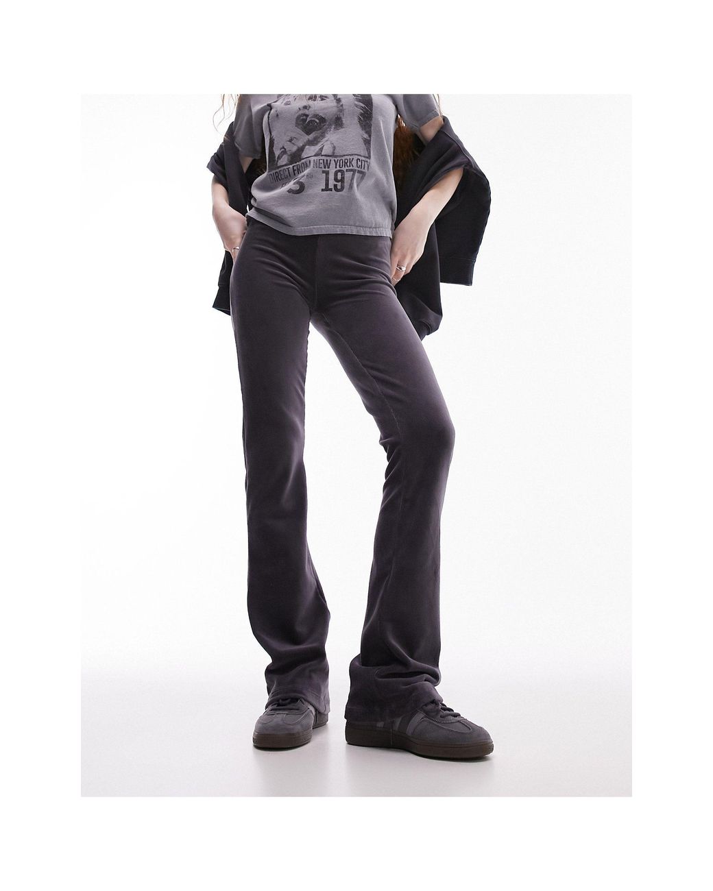 Velvet flares topshop 2025