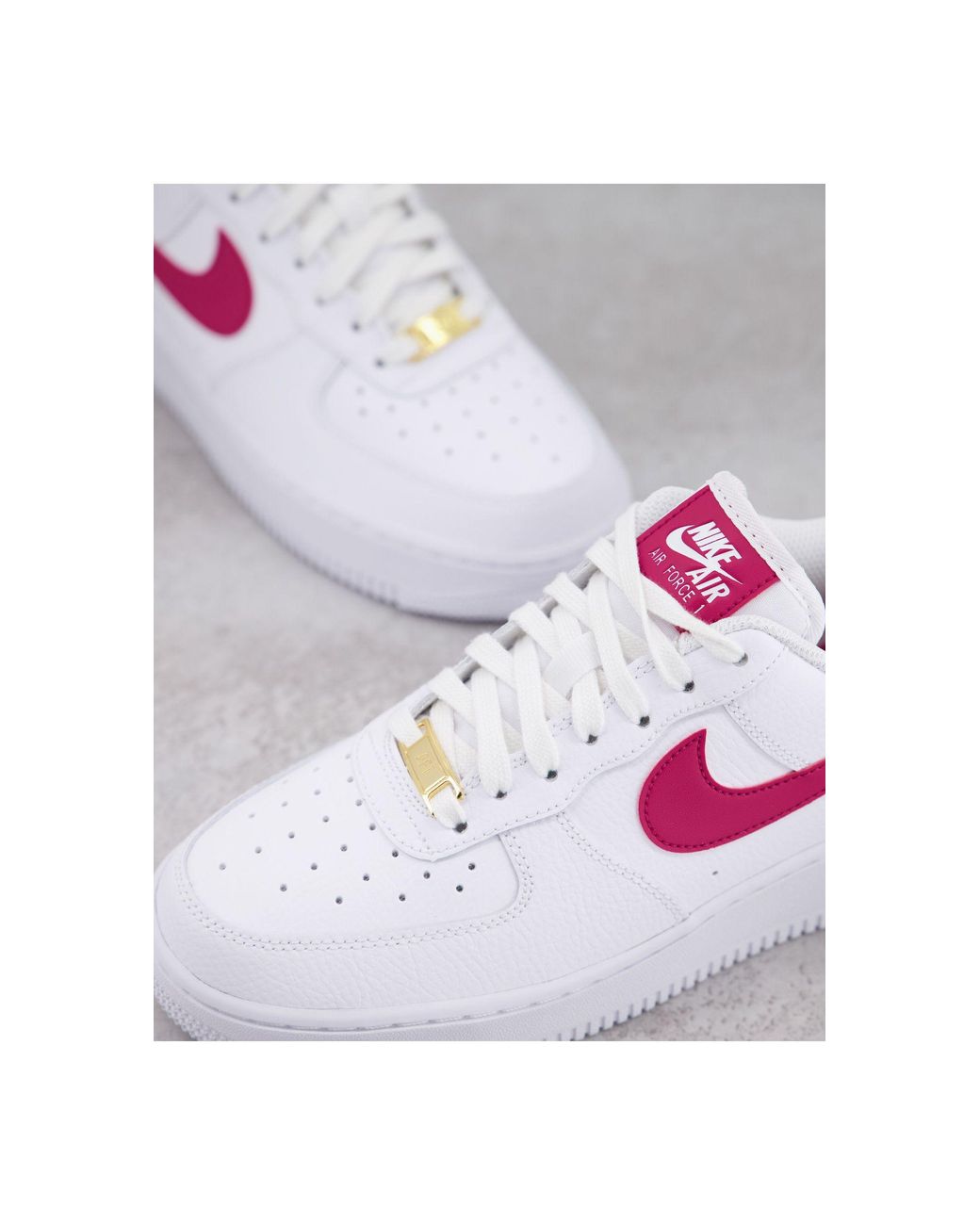 Begeleiden telefoon nicht Nike – air force 1 '07 – sneaker und edlem rot in Weiß | Lyst DE