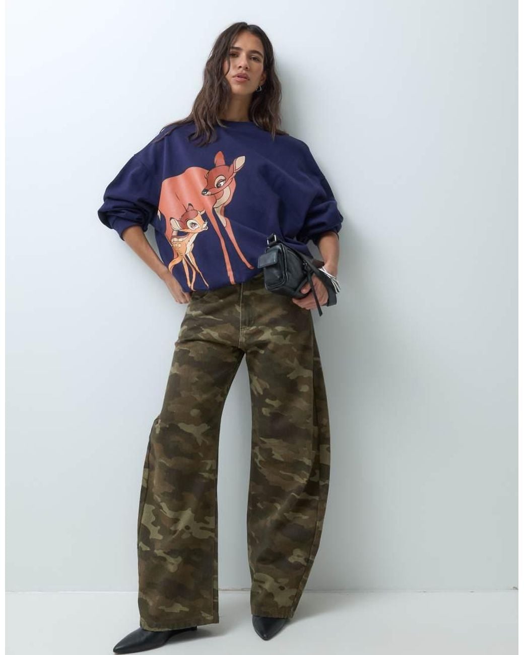 ASOS Blue Disney Sweatshirt With Disney Classic Print
