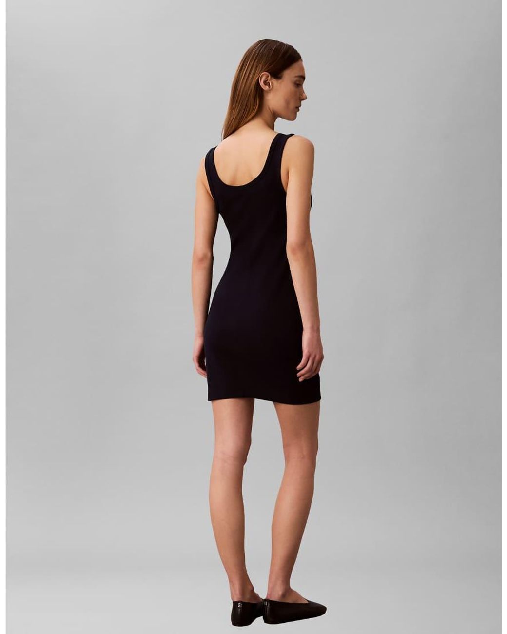 Calvin Klein Black Label Rib Mini Dress