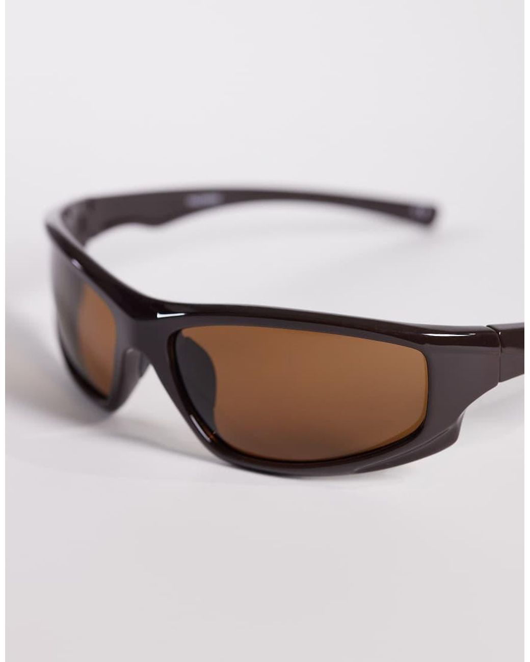 ASOS White Angled Sunglasses for men