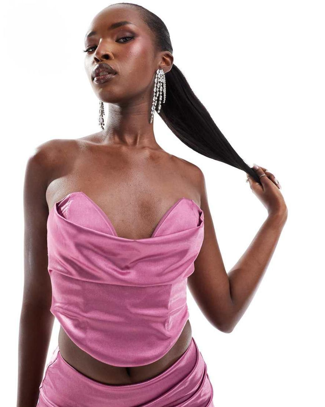 satin top asos