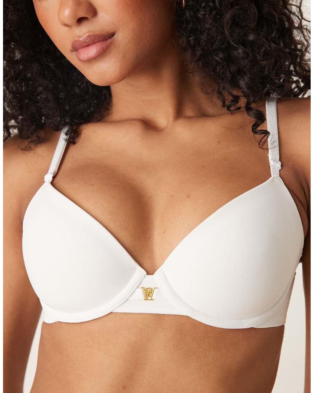 Boux Avenue Brown Ultra Light Microfibre Plunge T-Shirt Bra