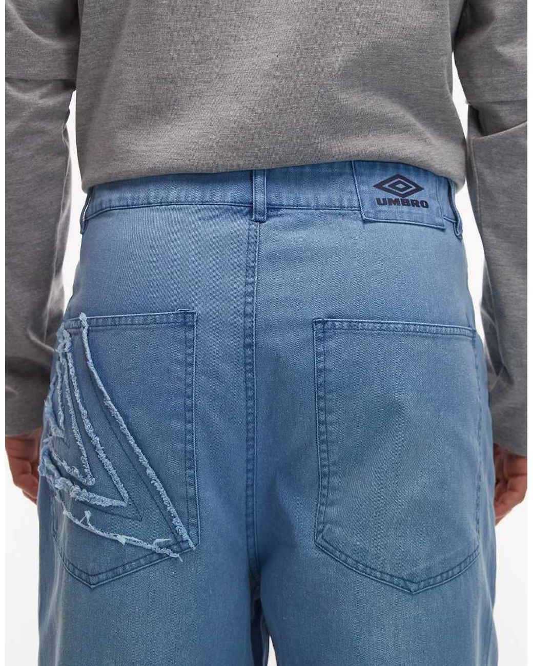 Umbro Blue Drill Denim Jeans for men