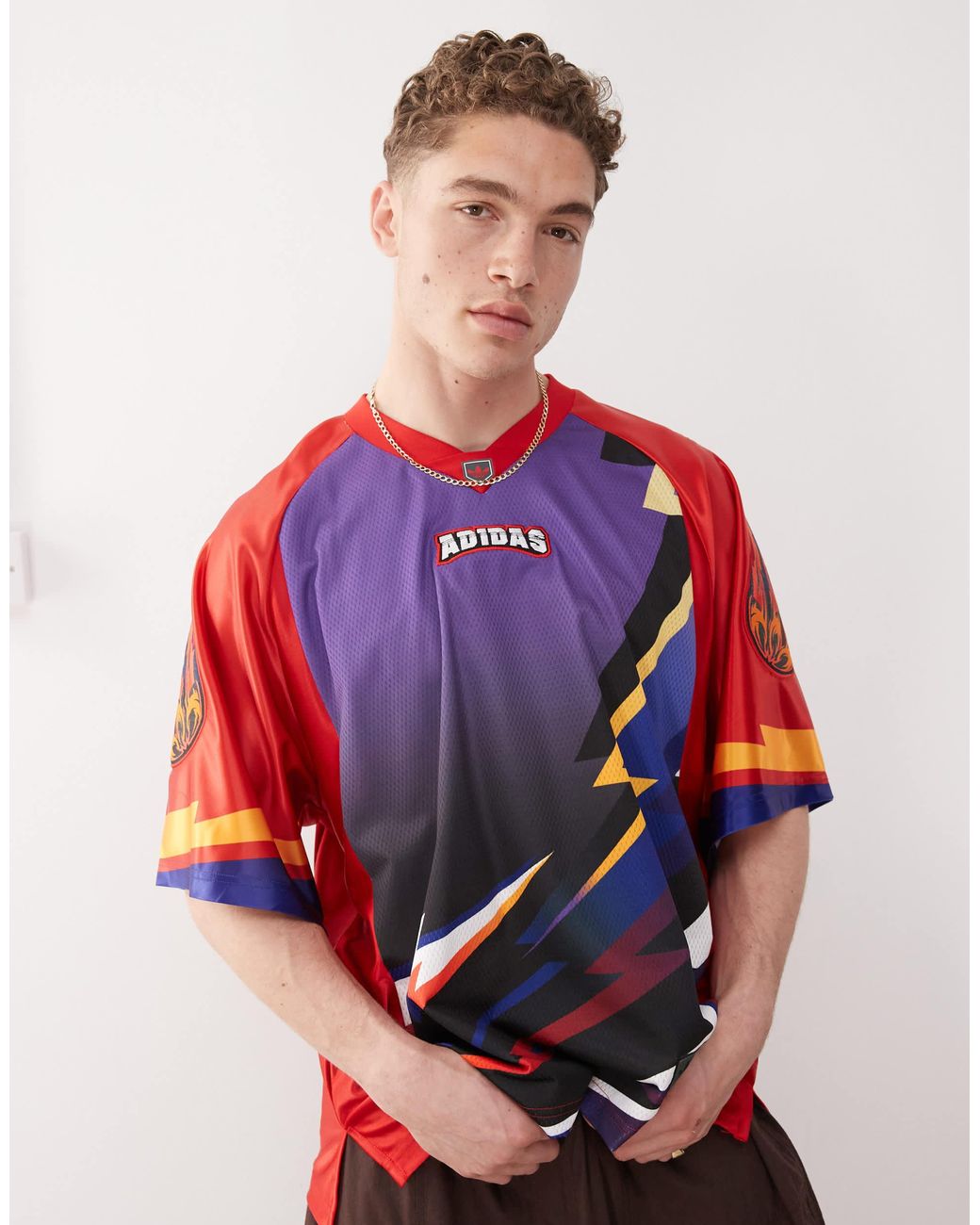 adidas Originals Adilenium Season 3 Team Jersey in Red for Men | Lyst