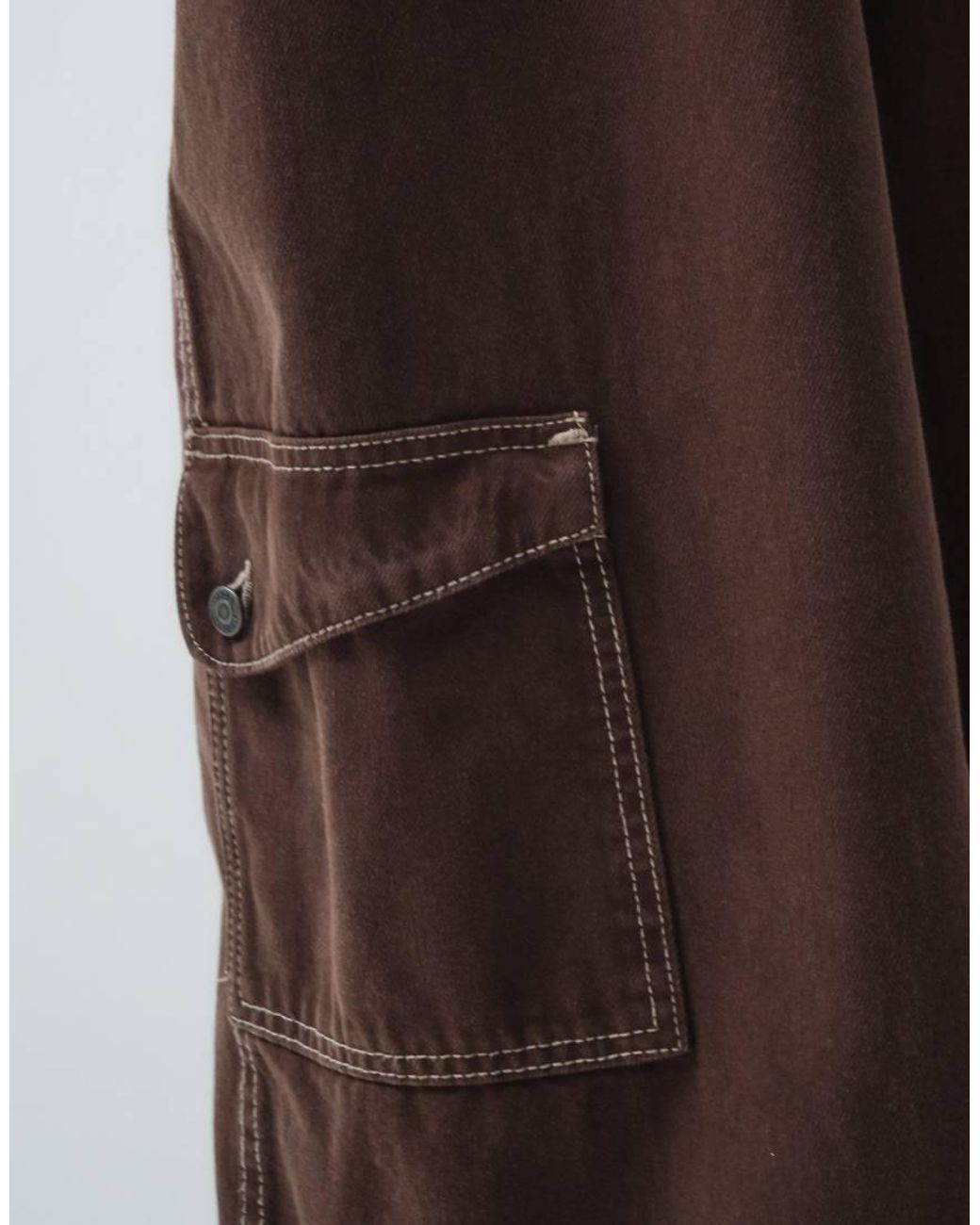 ASOS Brown Utility Pocket Cargo Jean