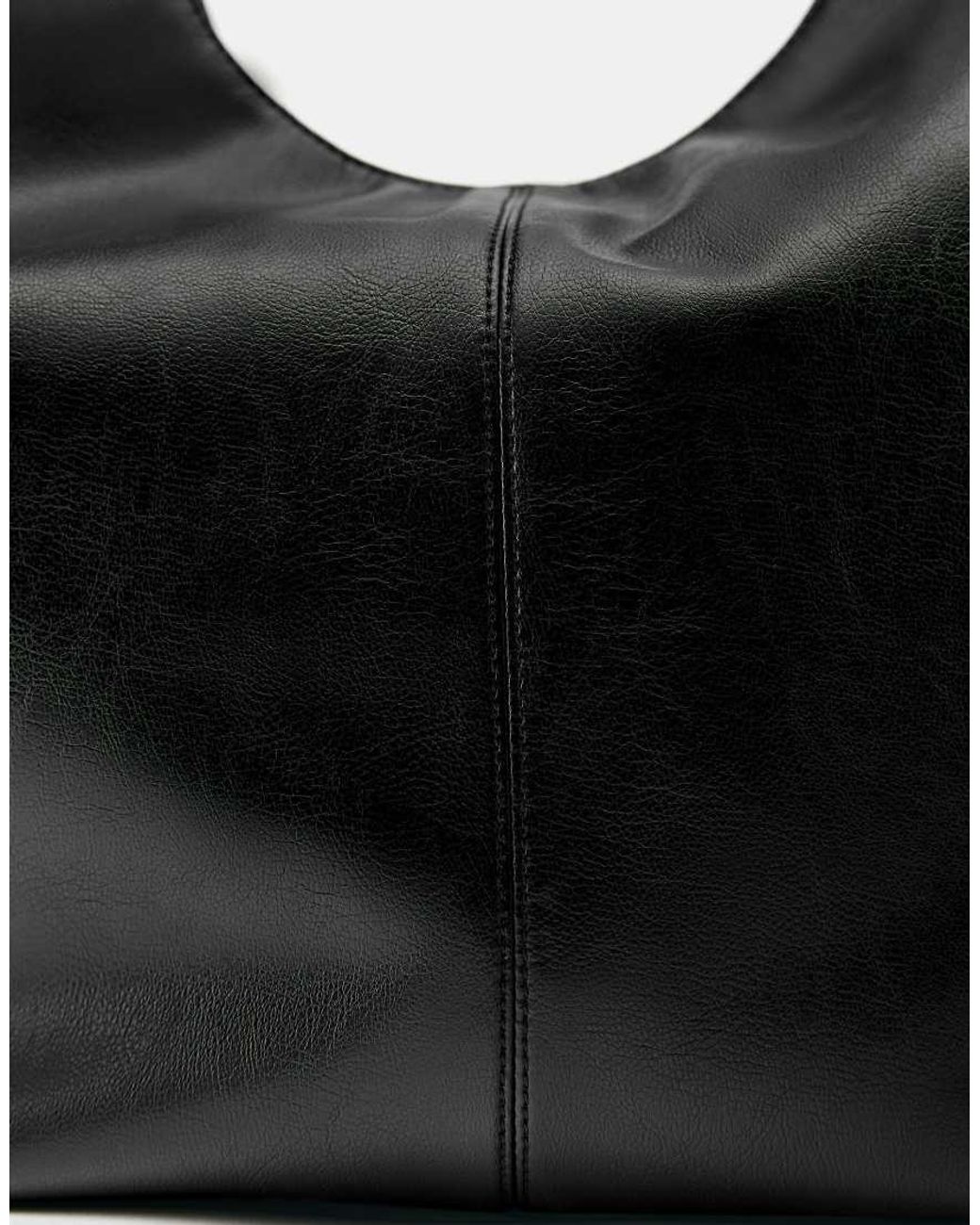 Borsa Tote Nera di Pull&Bear in Black