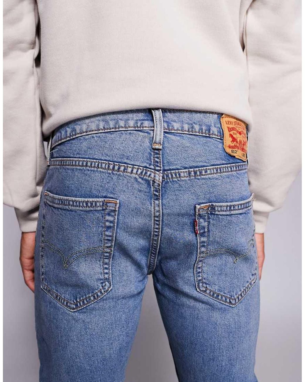 Levi's Blue 512 Slim Tapered Jeans for men