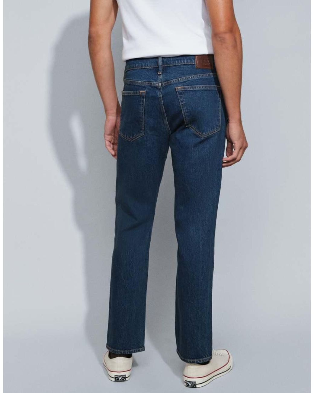 Abercrombie & Fitch Blue 90s Straight Fit Jeans for men