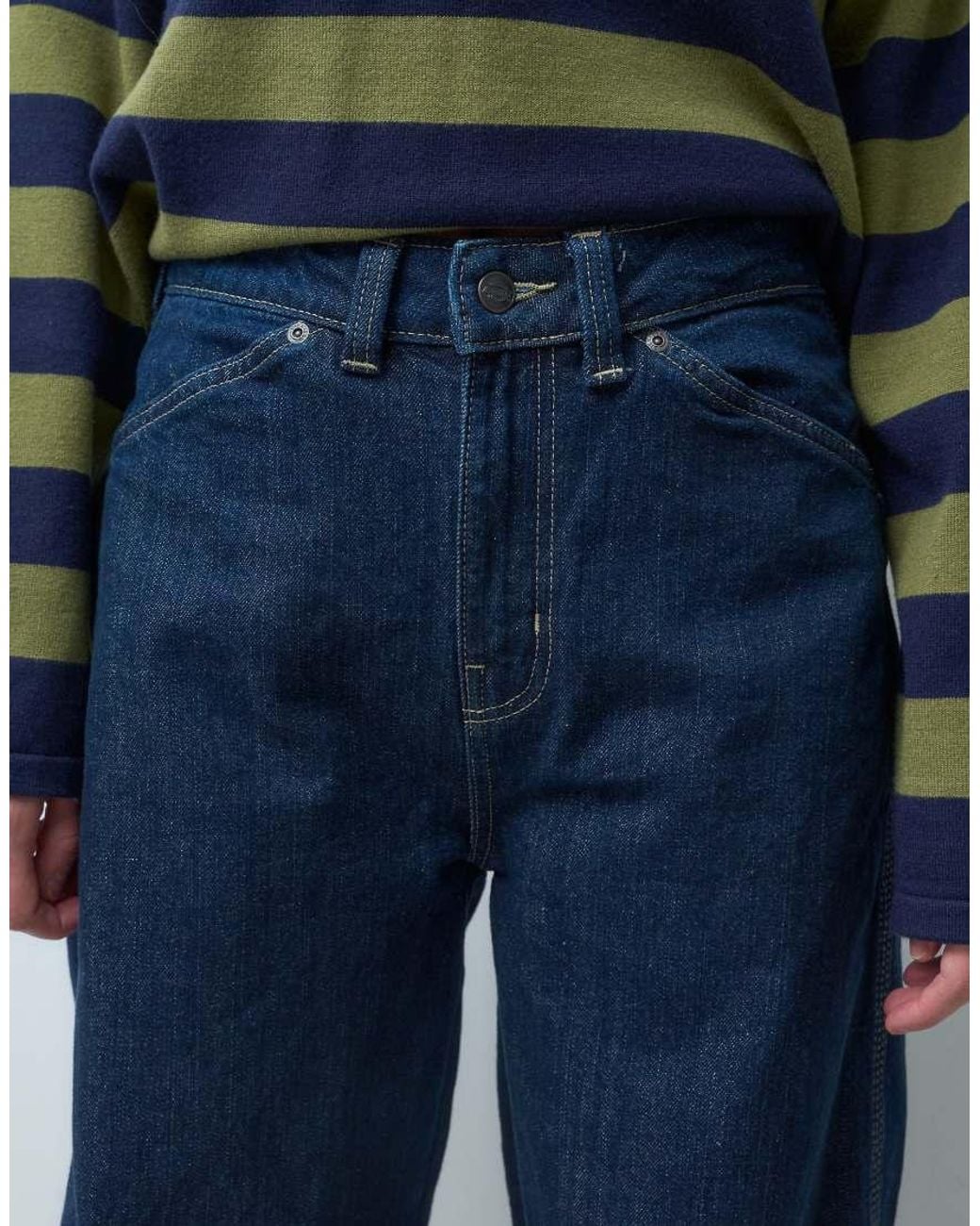 Dickies Blue Maricopa Low Waist Barrel Jeans