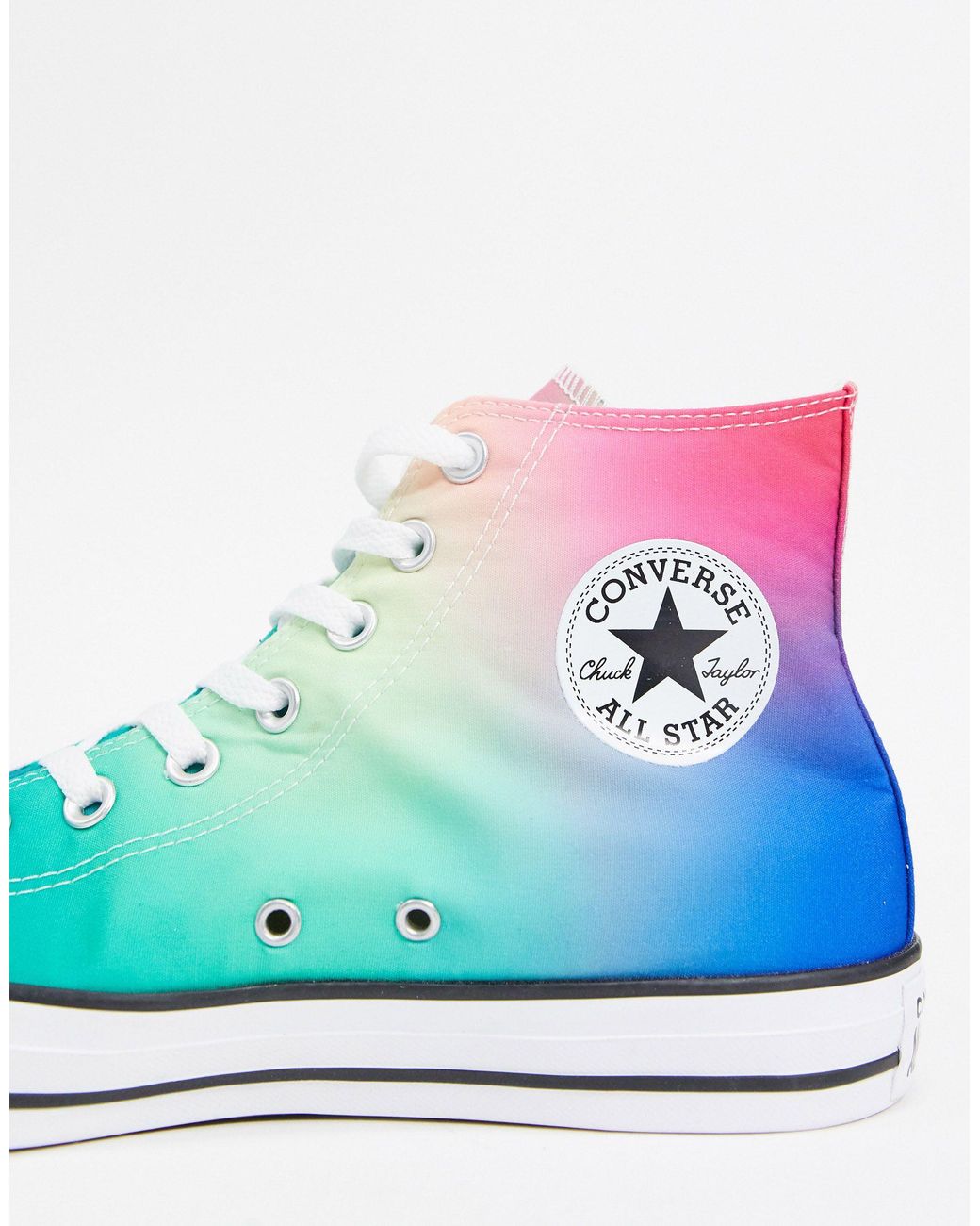 Converse Chuck Taylor All Star Hi Ombre Sneakers in Blue | Lyst