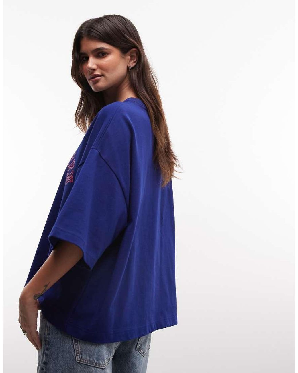 Polo Ralph Lauren Blue Varsity Crest T-shirt