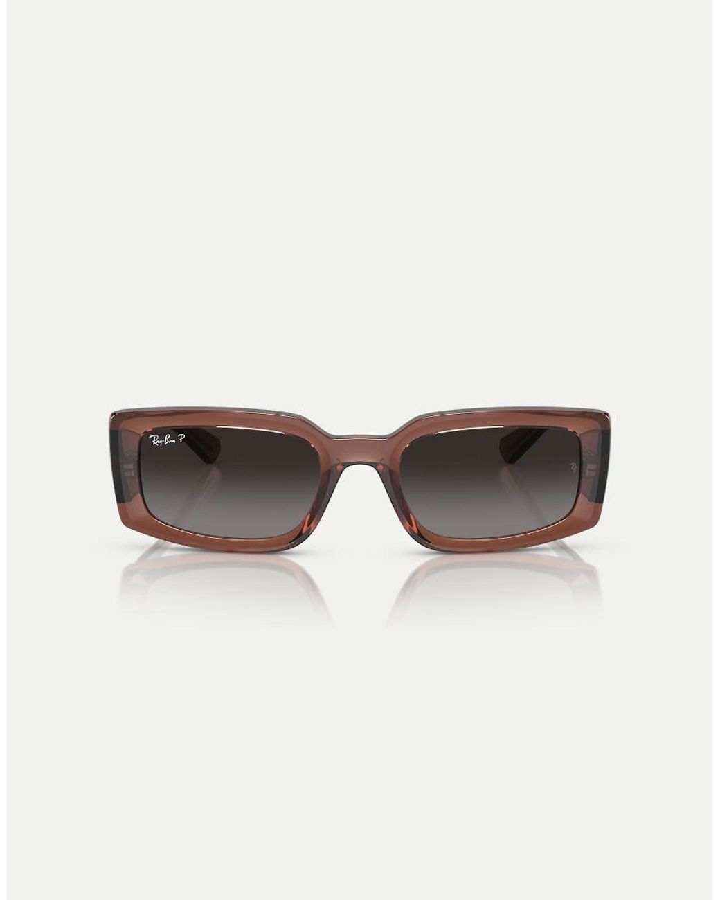 Ray-Ban Multicolor Kiliane Rectangle Polarised Sunglasses With Lens