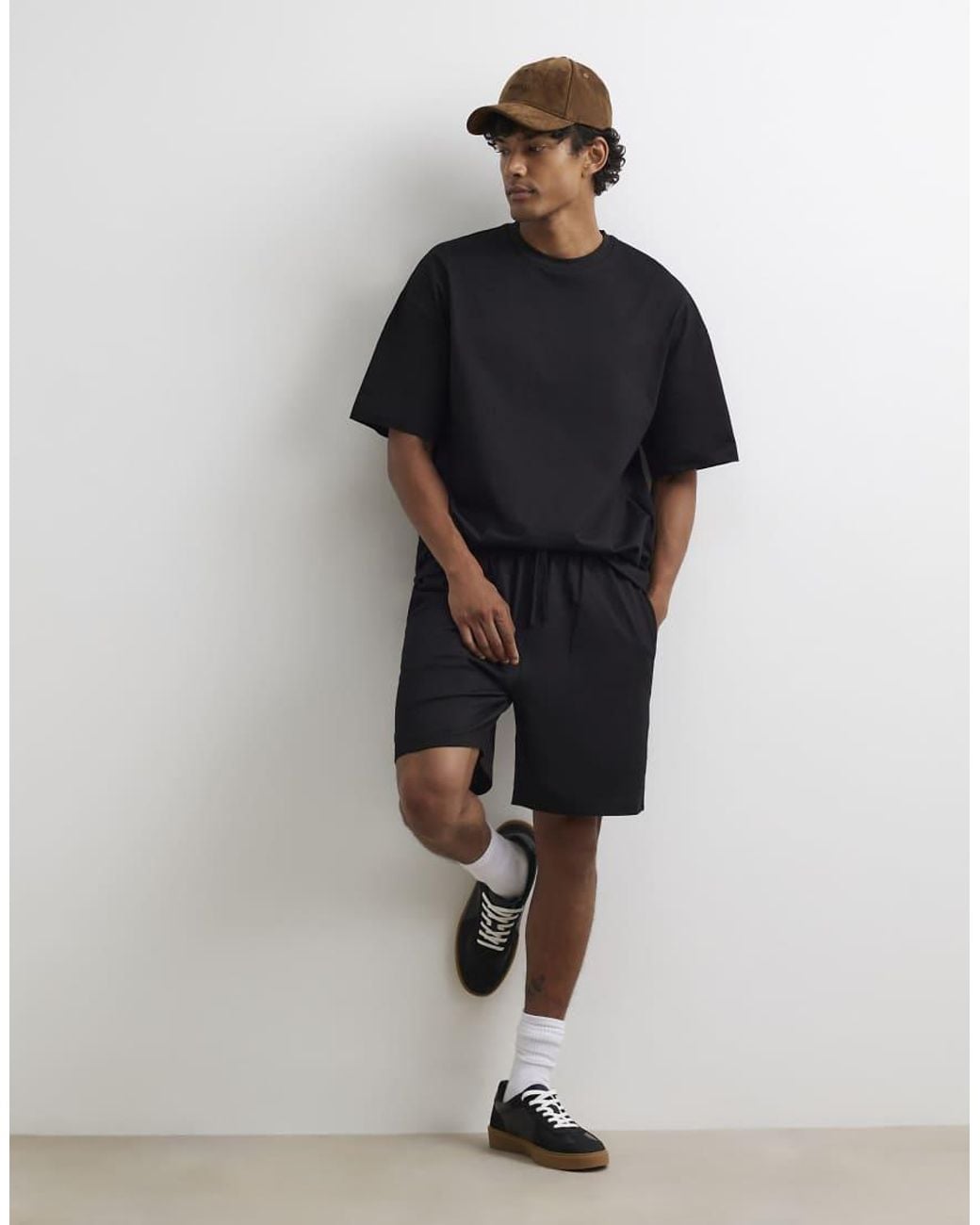River Island Blue Oversized Fit T-Shirt And Shorts Set for men