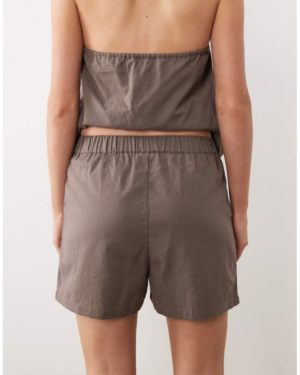 esmé studios Natural Esmee Beach Shorts Co-ord
