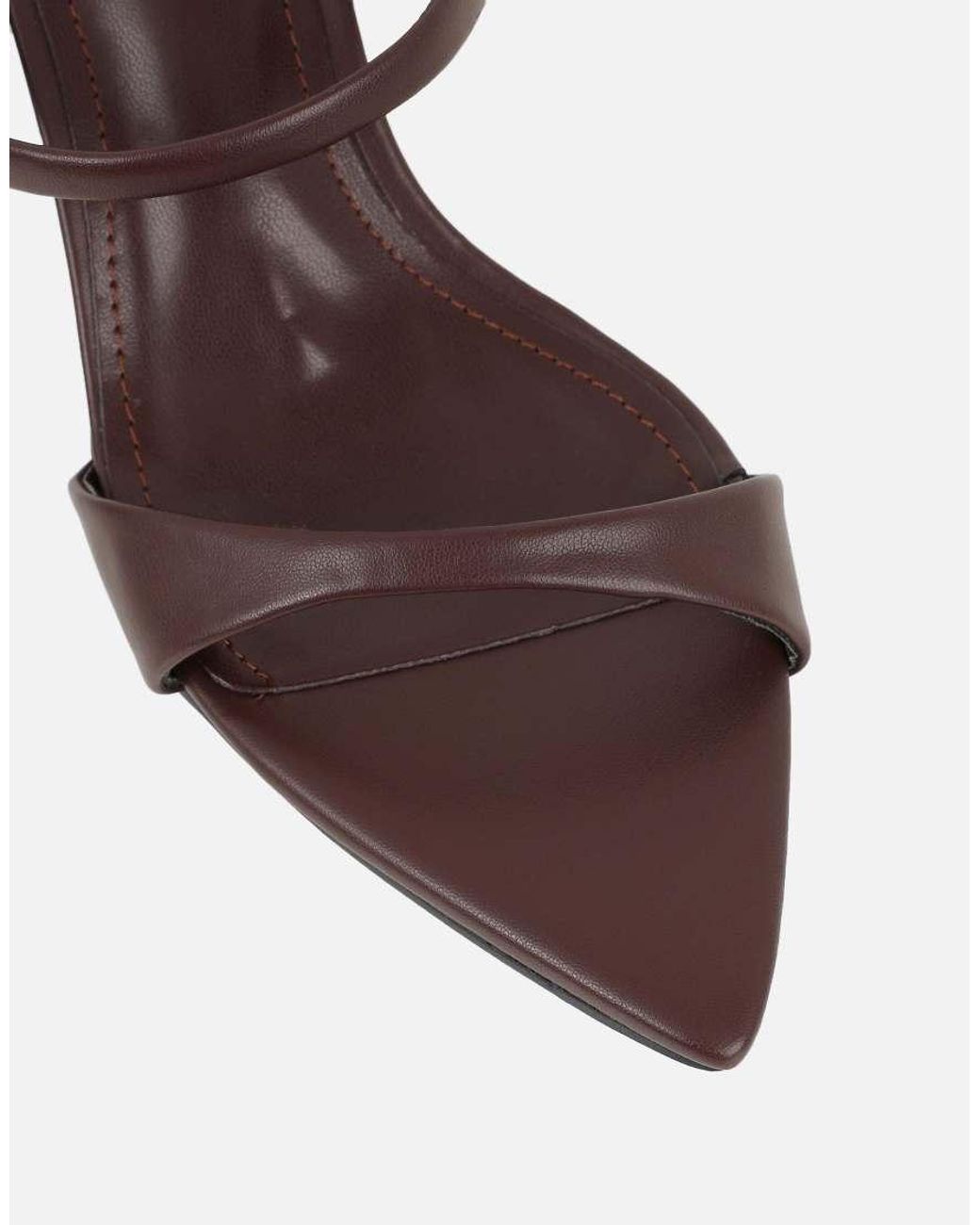 SIMMI Brown Pearl Mules