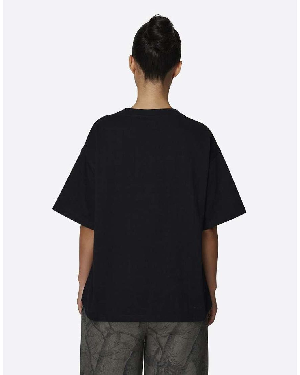 Good For Nothing Black Oversized Embroidered Logo Cotton T-Shirt
