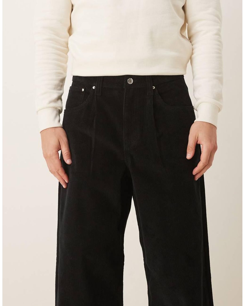 ASOS Black Loose Trousers for men