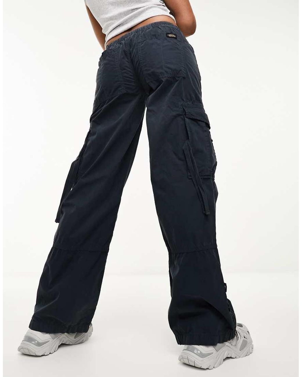 Superdry Blue Elastic Cargo Trousers