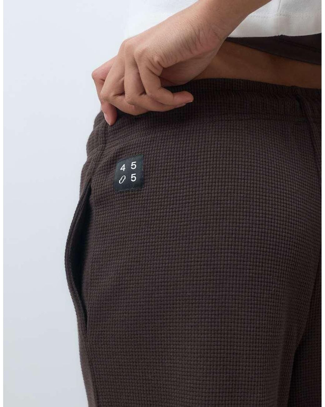 4505 Gray Straight Leg Sweatpants With Adjustable Waist