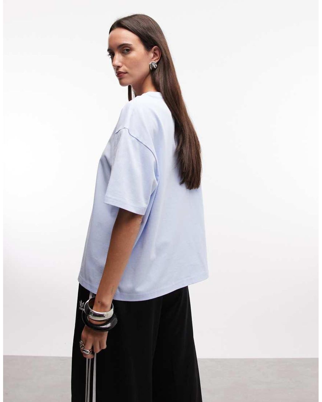 Monki White Oversized Boxy T-Shirt