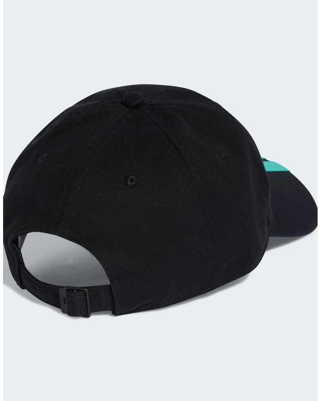 Adidas Originals Black Mercedes -amg Petronas Formula 1 Team Dna 3 Stripes Cap