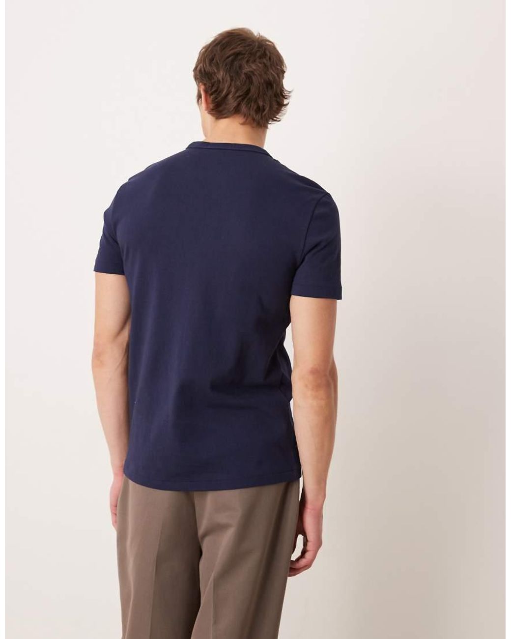 Polo Ralph Lauren Blue Large Logo Custom Fit T-Shirt