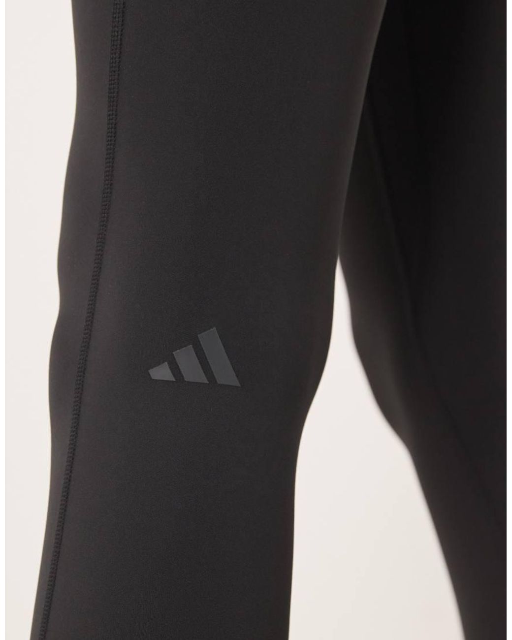 Adidas Originals Natural Three Stripes Studios Crossover Waistband leggings