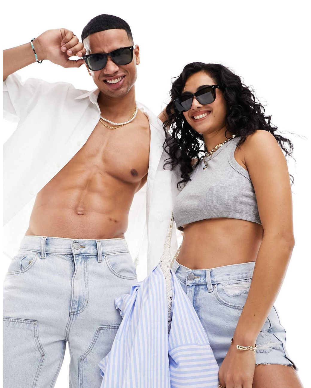 Ray-Ban Black – eckige sonnenbrille