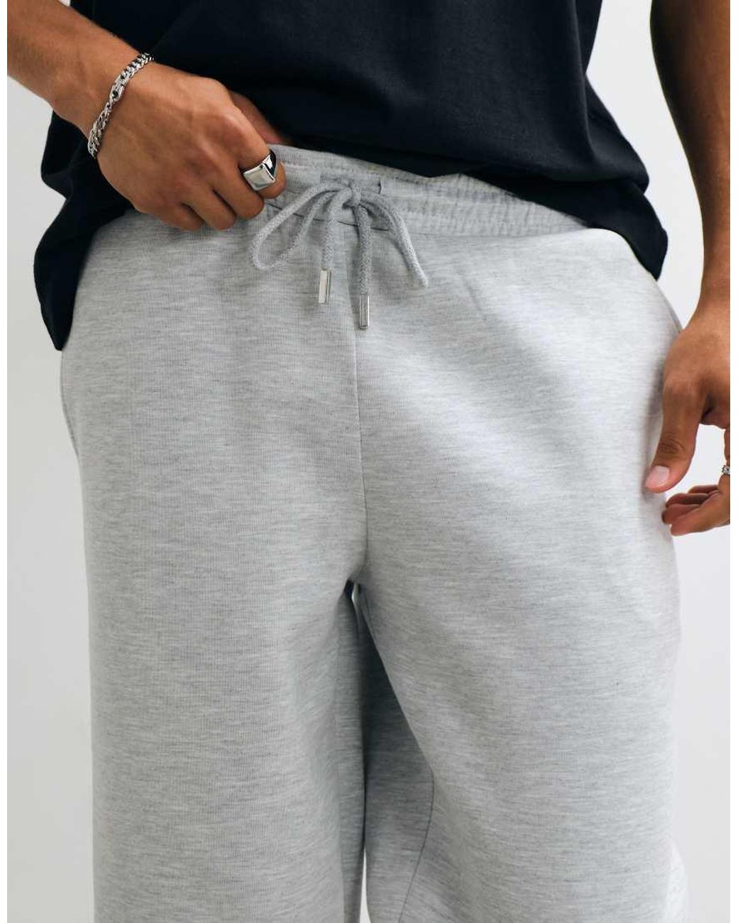 ASOS Jogger Met Wijde Pijpen Van Scubastof in het Gray voor heren