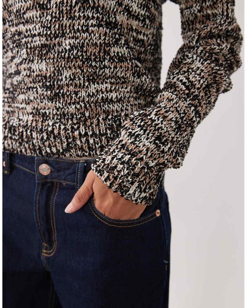 ARKET Gray Long Sleeve Knitted Jumper