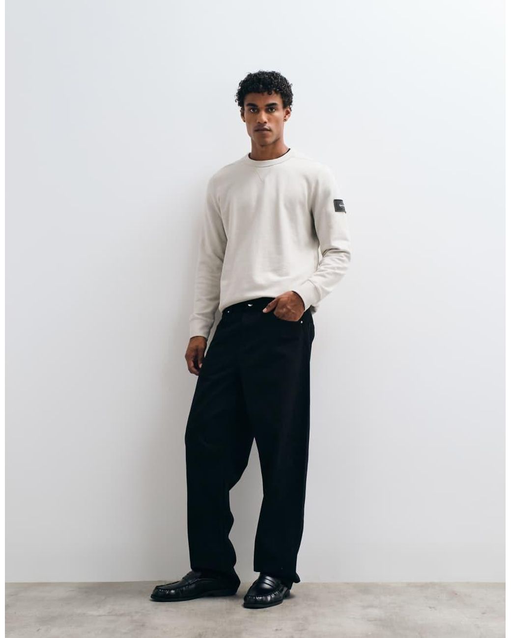 ASOS Black baggy Jeans for men